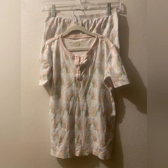 The Beaufort Bonnet Company Pastel rainbow Pajama Set size 14 - Picture 1 of 10